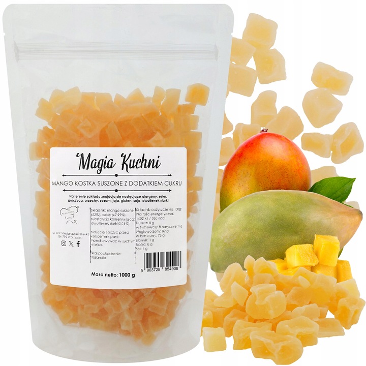 Mango SUSZONE kandyzowane 1kg KOSTKA