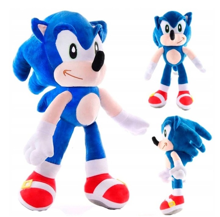 MASKOTKA SONIC 30CM PLUSZAK DLA DZIECI PRZYTULANKA ZABAWSKA PREZENT