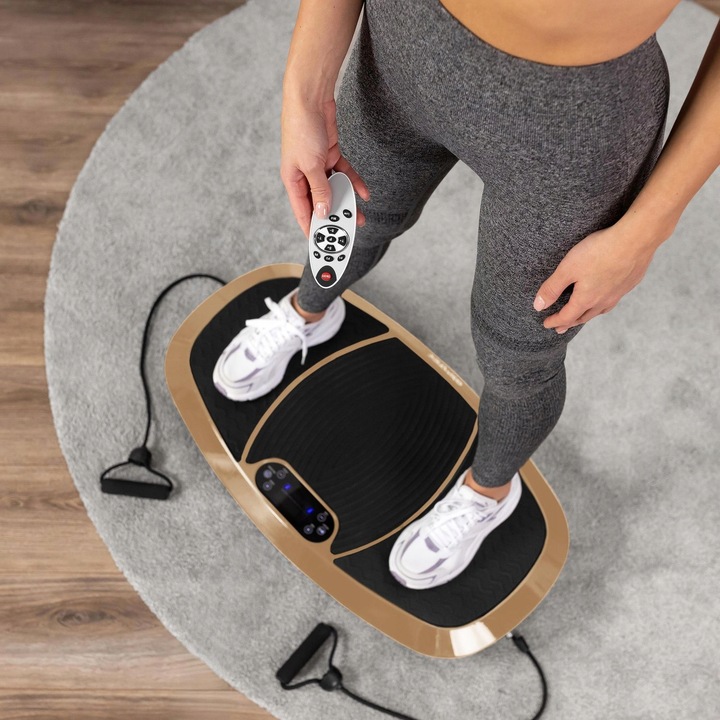PLATFORMA WIBRACYJNA WIBRUJĄCA MASAŻER CIAŁA 3D Z LINKAMI XP750_3D GYMTEK
