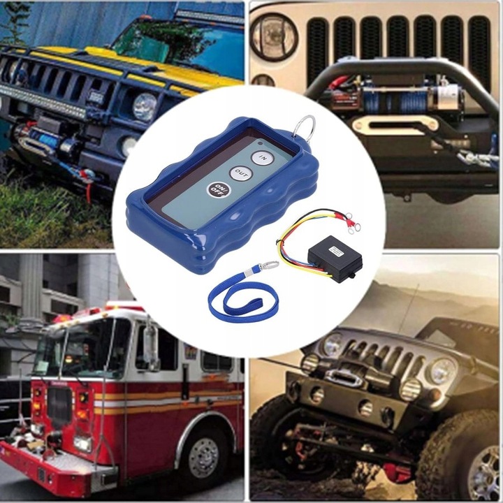 ZDALNE BEZPRZEWODOWE STEROWANIE WYCIĄGARKI WINDY WCIĄGARKI 12V 24V PILOT