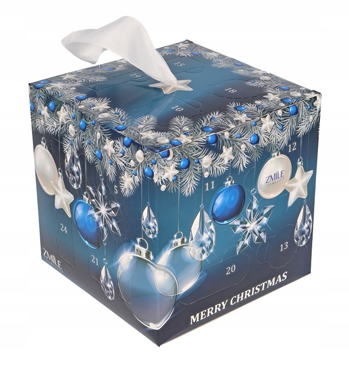 Kalendarz Adwentowy Zestaw kosmetyków Cube Blue Magic 24 produkty