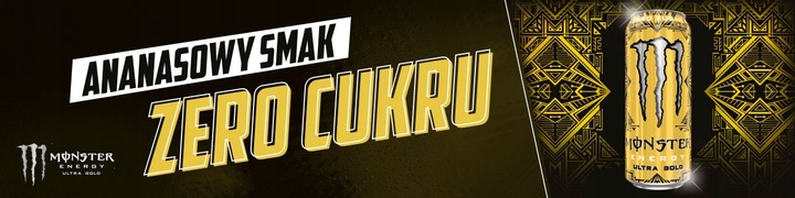 Monster Ultra Gold Napój energetyczny 500ml x12