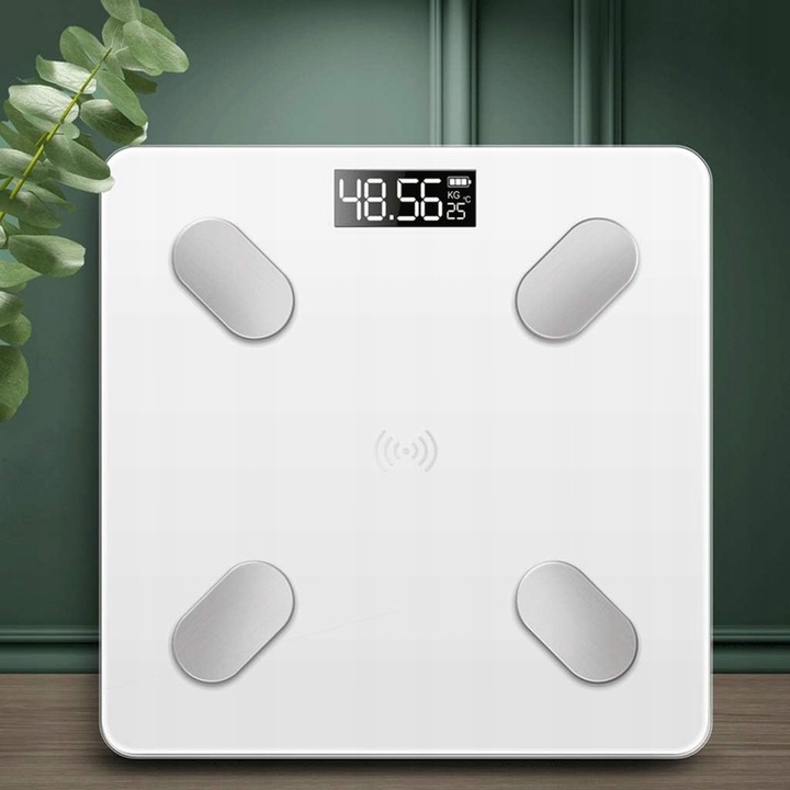 Inteligentna Waga Łazienkowa Analityczna Precyzyjna Elektroniczna Cyfrowa