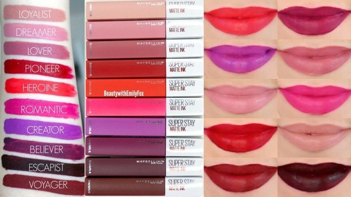 MAYBELLINE SUPER STAY MATTE INK Matowa pomadka 155