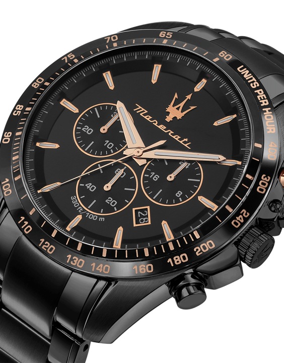 ZEGAREK MĘSKI MASERATI TRAGUARDO R8873612048 CZARNY ORYGINALNY + PUDEŁKO