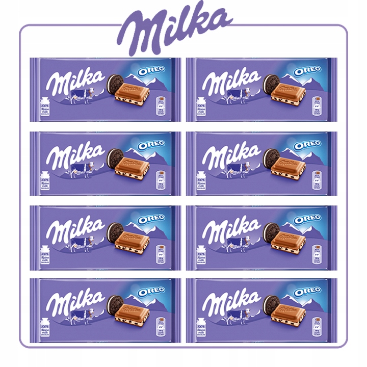 MILKA CZEKOLADA OREO 8x100g