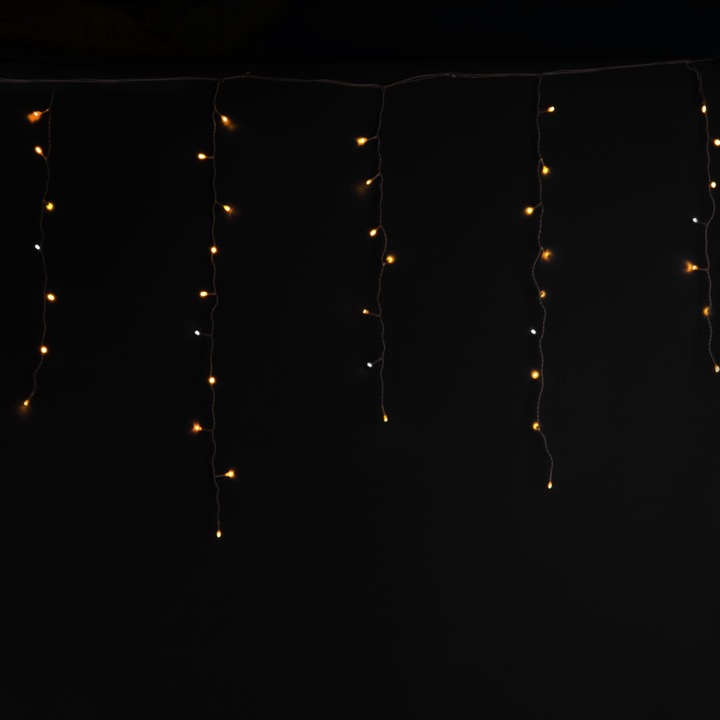 SOPLE 300LED kurtyna lampki na zewnątrz z FLASH 10M DODATKOWE GNIAZDO