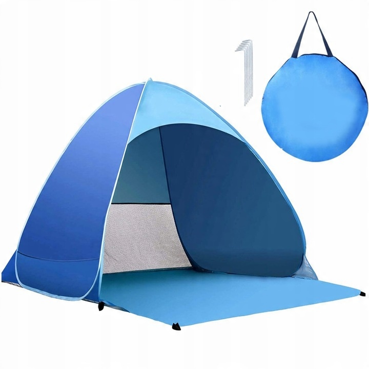 NAMIOT PLAŻOWY SAMOROZKŁADAJĄCY KEMPINGOWY WODOODPORNY OCHRONA SŁONECZNA