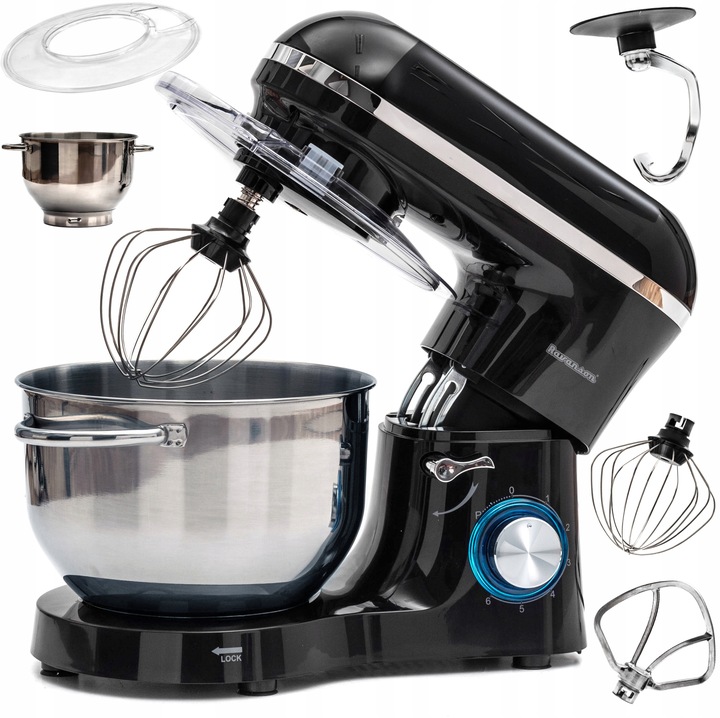 ROBOT KUCHENNY PLANETARNY MIKSER DUŻA MISA CZARNY RAVANSON RP2500B