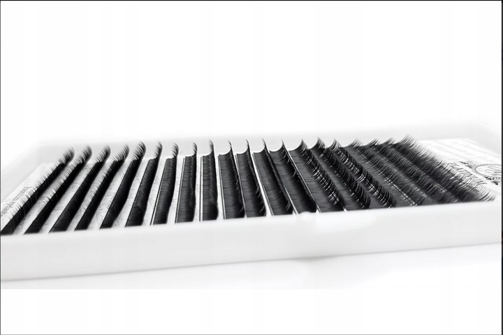 Rzęsy do przedłużania czarne PLATINUM 0.07 C 8-14