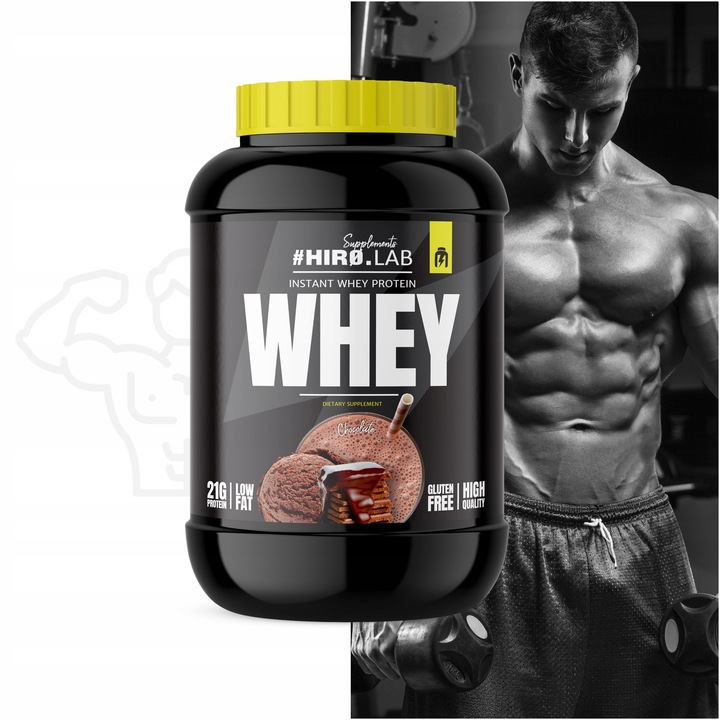 Białko koncentrat serwatkowe WPC 2000 g Instant Whey Protein CZEKOLADA hiro