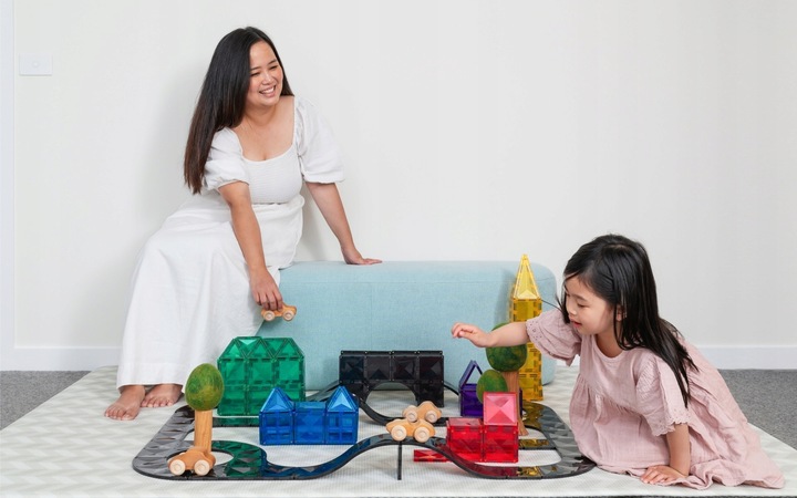 Klocki magnetyczne drogi Creative Roads Pack 48 elementów Connetix