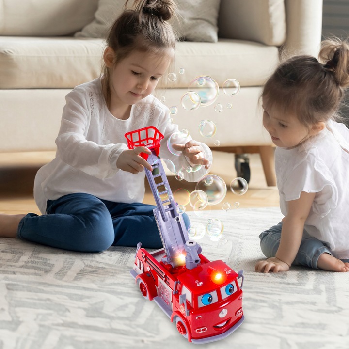 WÓZ STRAŻACKI NA BAŃKI MYDLANE STRAŻ POŻARNA EDEK AUTO DO BANIEK SAMOCHÓD