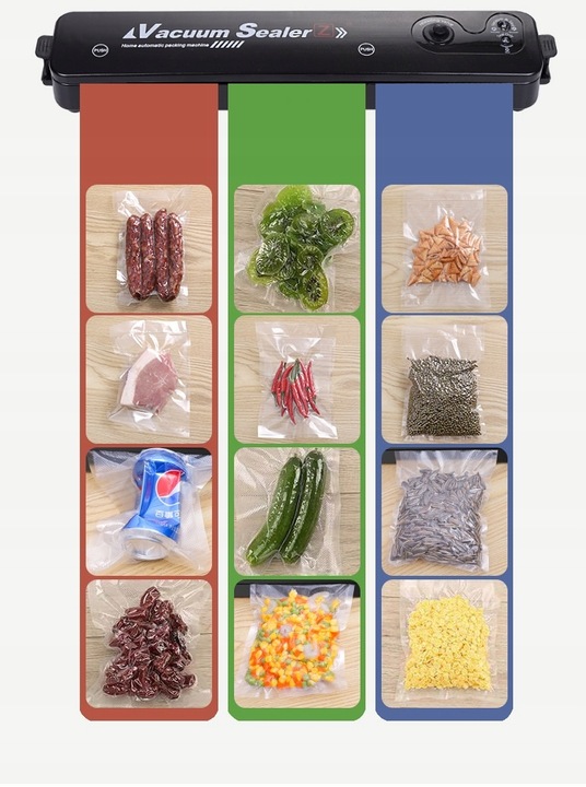 ZGRZEWARKA PRÓŻNIOWA DO ŻYWNOŚCI +10 WORKÓW