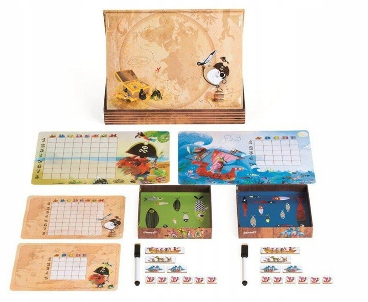 STATKI BITWA MORSKA Gra magnetyczna JANOD