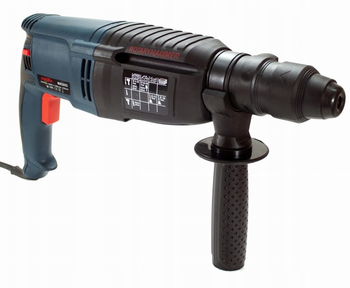 MŁOTOWIERTARKA WIERTARKA MŁOT UDAROWY 2600W SDS+ ZESTAW + WALIZKA MOCNA