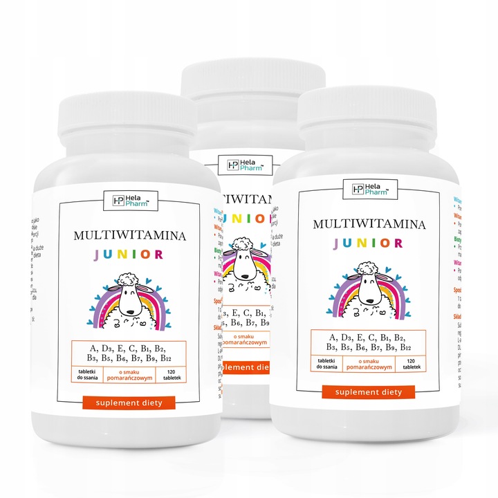Multiwitamina JUNIOR dla dzieci DO SSANIA 2x120