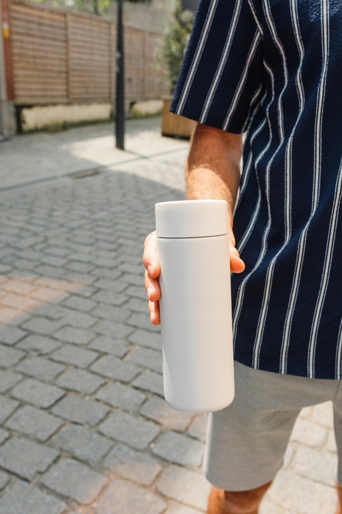 Kambukka kubek termiczny Olympus 500ml Marshmallow white kubek z pokrywką