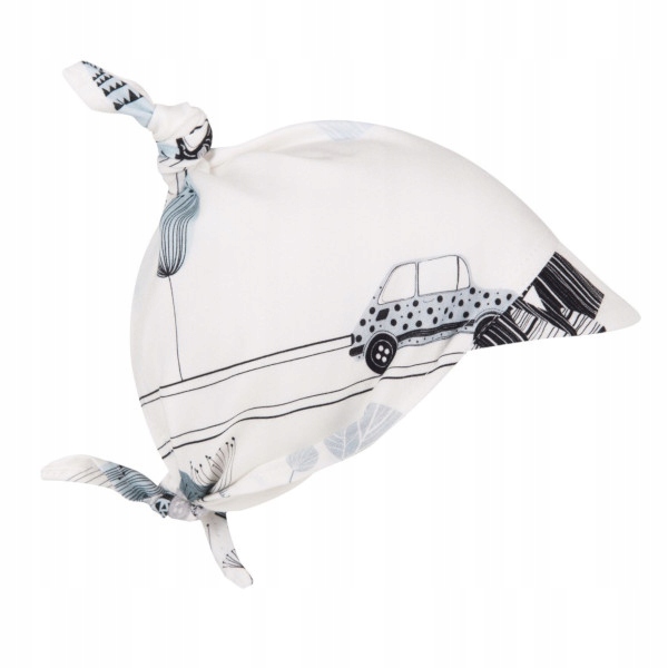 CHUSTKA BAMBUSOWA Z DASZKIEM ODDYCHAJĄCA 0M+