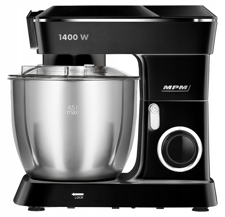 Robot planetarny kuchenny 3w1 mocny 3000W czarny MPM MRK-24