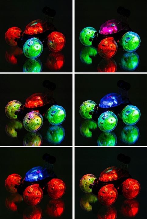 Auto Twister Tańczący Samochód Akrobata ŚWIECĄCY