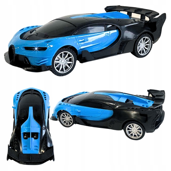 SAMOCHÓD ZDALNIE STEROWANY Super Auto RC Pilot BUGATTI 1:24 Światła LED N