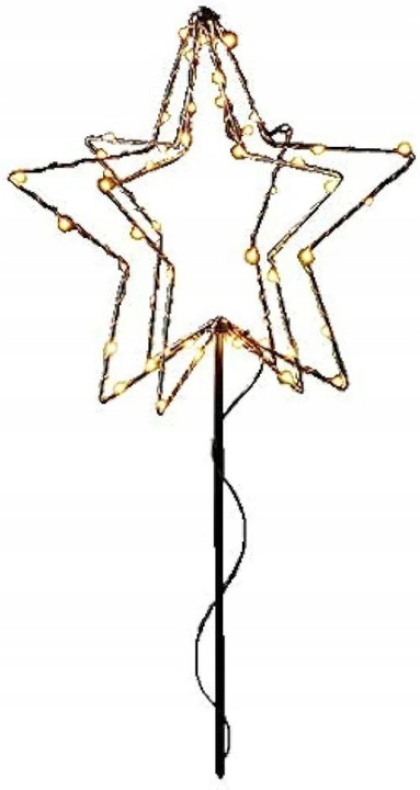 Figura świetlna GWIAZDA 3D Led do ogrodu