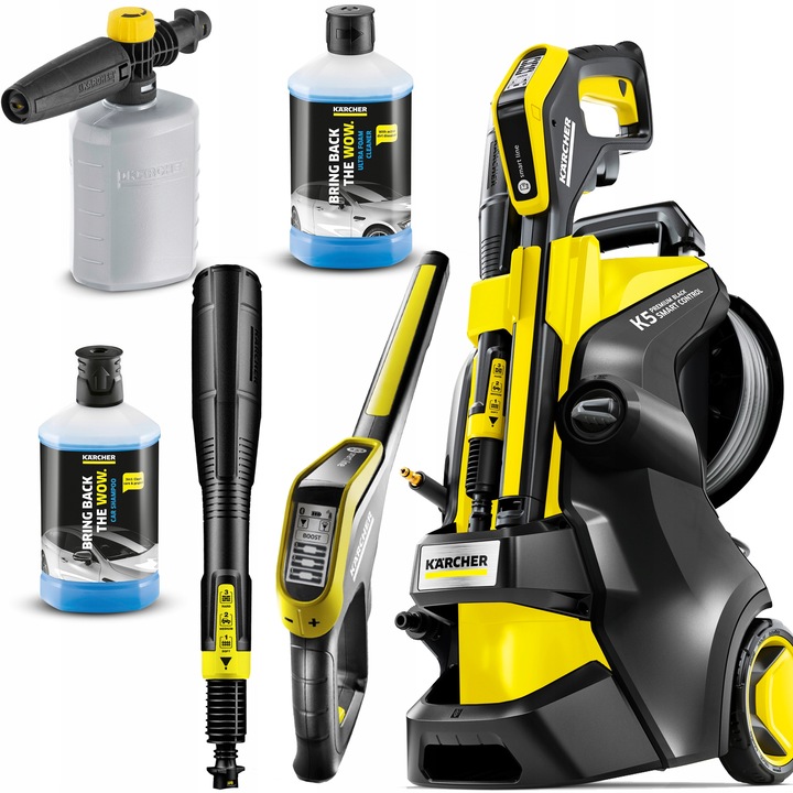 MYJKA CIŚNIENIOWA KARCHER K5 PREMIUM SMART CONTROL ZESTAW CHEMIA+PIANOWNICA