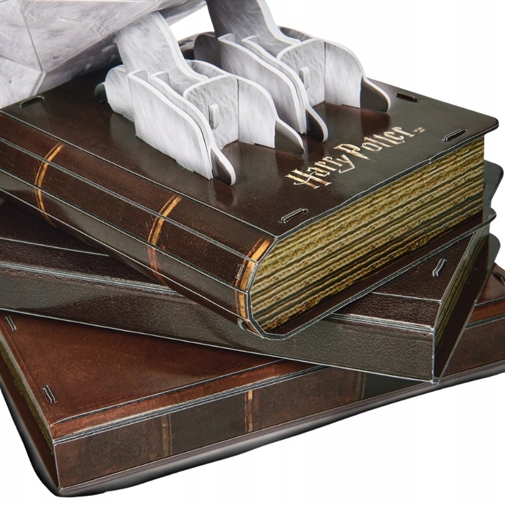 HARRY POTTER PUZZLE 3D FIGURKA MODEL HEDWIGA SOWA DO ZŁOŻENIA 4D BUILD