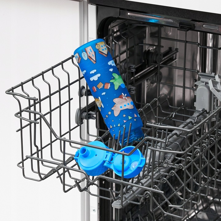 BUTELKA BIDON NA WODĘ DO SZKOŁY PRZEDSZKOLA NIEBIESKI SAMOLOTY ION8 0,5 l