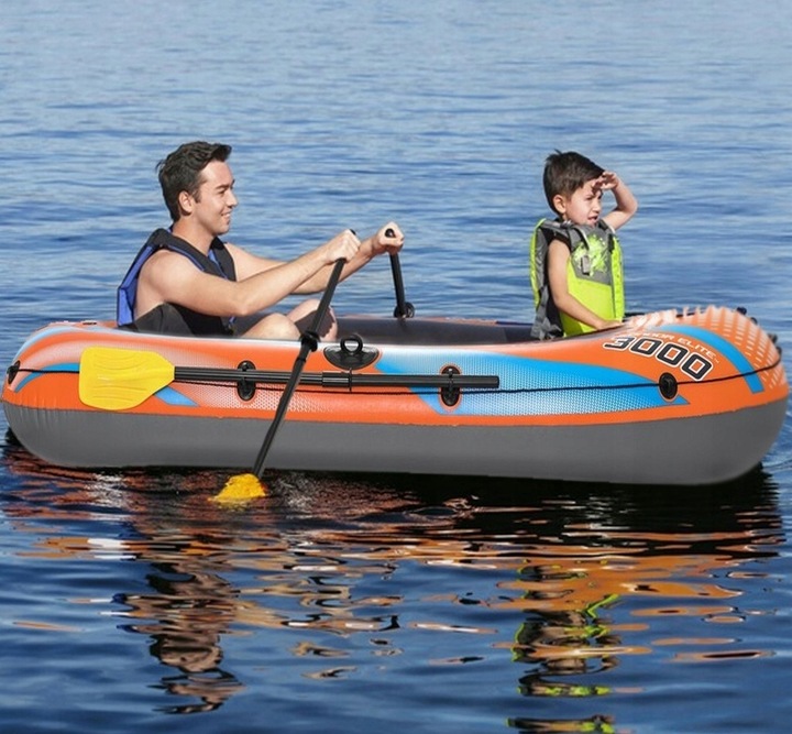 Ponton Dmuchany 3os.KONDOR Elite 3000 zestaw POMPKA WIOSŁA Bestawy 61145