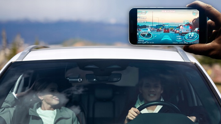 70mai Wideorejestrator A510 SET HDR + kamera tylna RC11 + UP03 + EVO 64GB