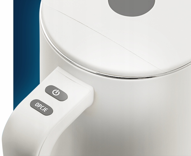 Biały Czajnik elektryczny RAVEN 1,5 W 1800 W