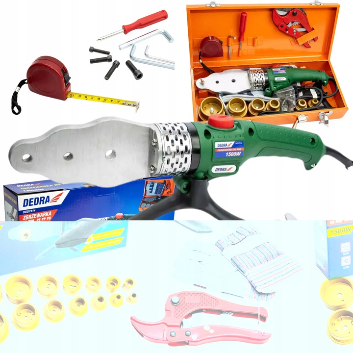 DEDRA ZGRZEWARKA DO RUR DED7514 16-63mm TERMOSTAT