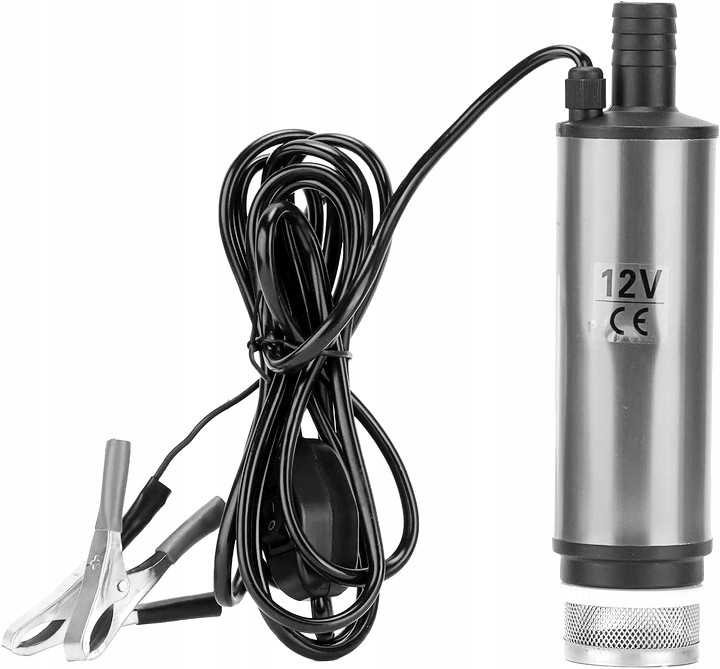 POMPA POMPKA DO SPUSZCZANIA PALIWA ROPY WODY 12V