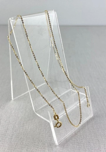 ZŁOTY łańcuszek splot ROLO PR. 585 (14K) długość 45 cm