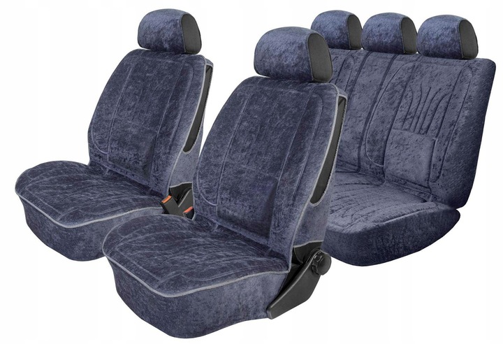 POKROWCE SAMOCHODOWE PROFILOWANE NA FOTELE GRUBE TŁOCZONE ANATOMICZNE
