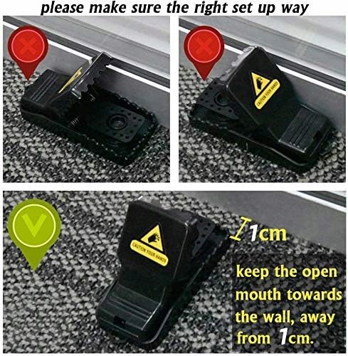 PUŁAPKA NA MYSZY MOCNY ZATRZASK GILOTYNA ZESTAW 6 SZTUK !!!! ŁAPKA NA MYSZY