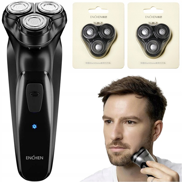Enchen Blackstone golarka elektryczna + 2 ostrza