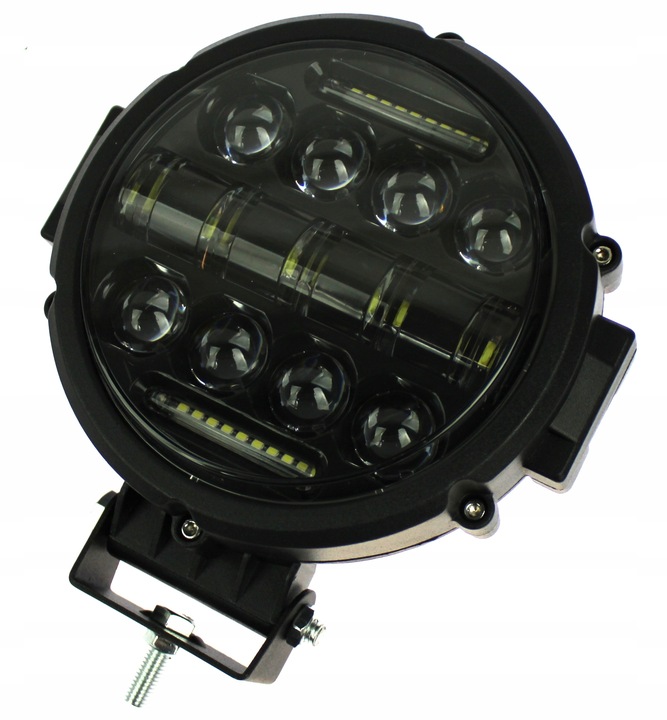 LAMPA ROBOCZA DROGOWA LED REFLEKTOR DRL 2w1 80W HALOGEN 12V 24V