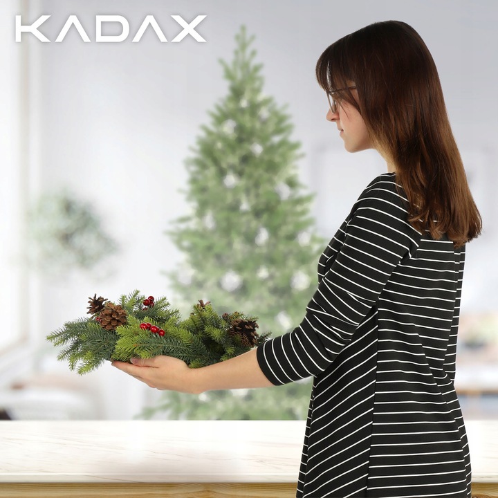 WIANEK ŚWIĄTECZNY STROIK NA DRZWI STÓŁ WIENIEC OZDOBA PREMIUM ŚWIĘTA 45 cm