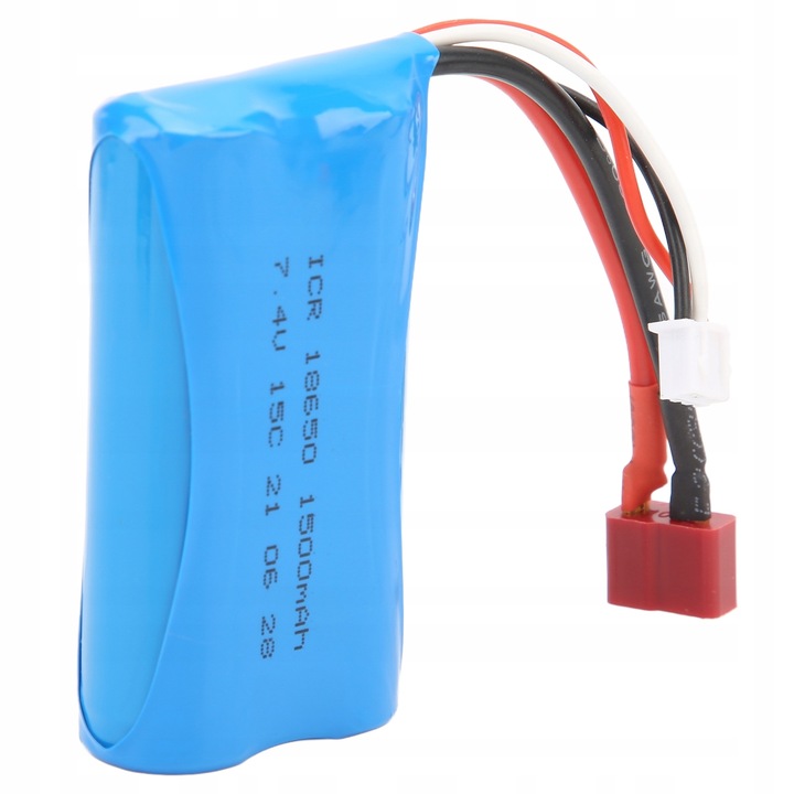 AKUMULATOR 7,4 V 1500 MAH 15C MOŻNA ŁADOWAĆ DO SAMOCHODU RC