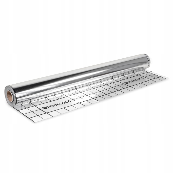 FOLIA OGRZEWANIA PODŁOGOWEGO refleksyjna rolka 50m szerokość 105cm TERMOFOL