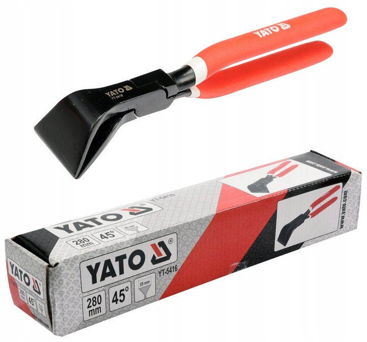 Kleszcze do gięcia blach - odgięte 45°,280mm YT-5416