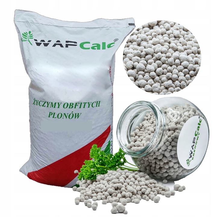 Wapno Kredowe Granulowane 25KG 93% CaCO3 Ogrodnicze do Trawnika Antymech