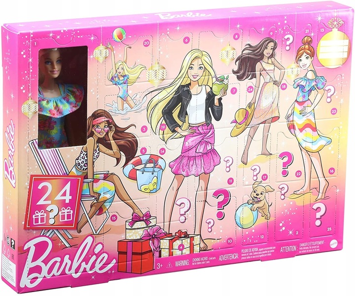 BARBIE GXD64 - kalendarz adwentowy Szyk i Klasa
