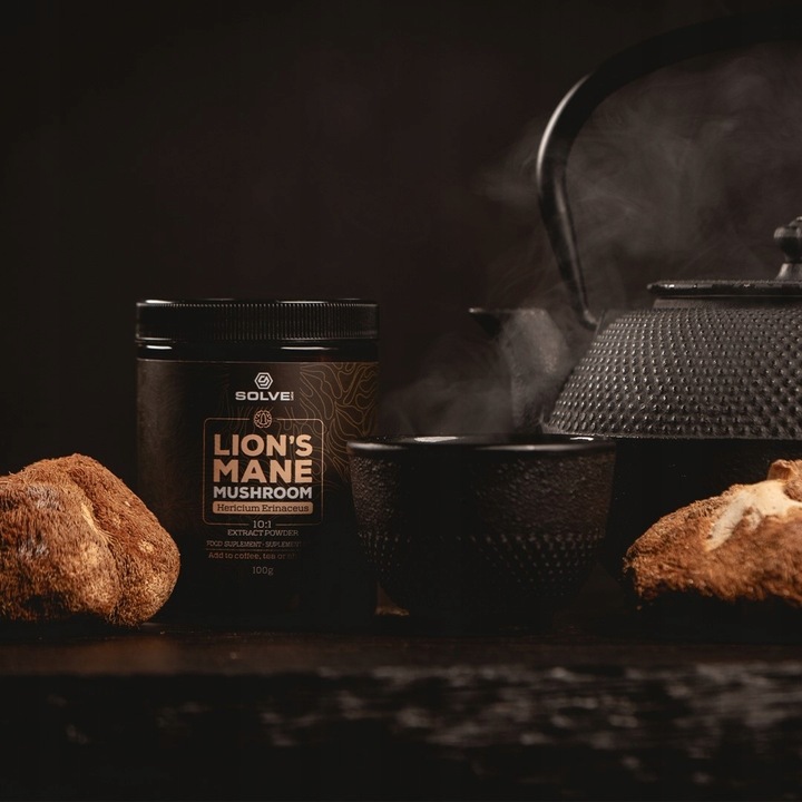 LION'S MANE 10:1 SOPLÓWKA JEŻOWATA 100G SOLVE LABS
