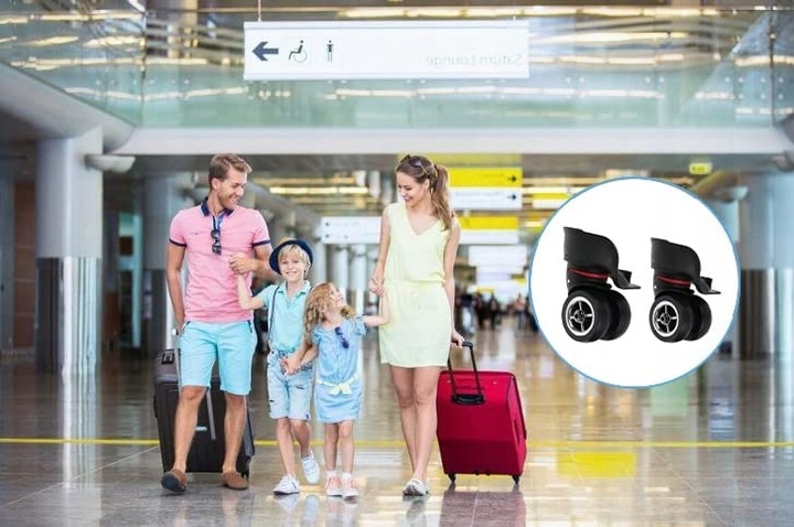 KÓŁKO DO WALIZKI KÓŁKA DO BAGAŻU ZAMIENNE 2 SZTUKI