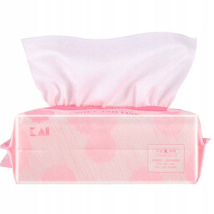 JEDNORAZOWE RĘCZNIKI DO TWARZY BAWEŁNIANE RĘCZNIKI DO DEMAKIJAŻU