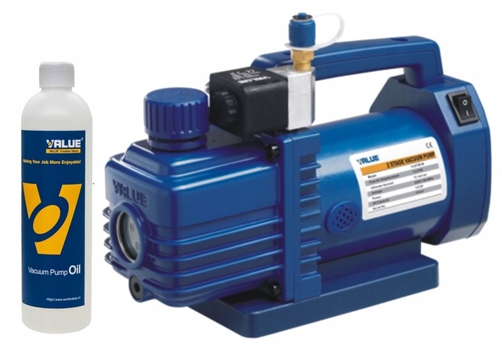 POMPA PRÓŻNIOWA DWUSTOPNIOWA 42 l/min F-GAZY - VALUE V-i215S-M